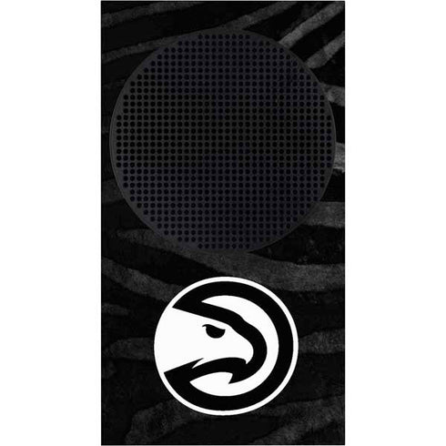 NBA Atlanta Hawks Black Animal Print Xbox Series S Console Skin